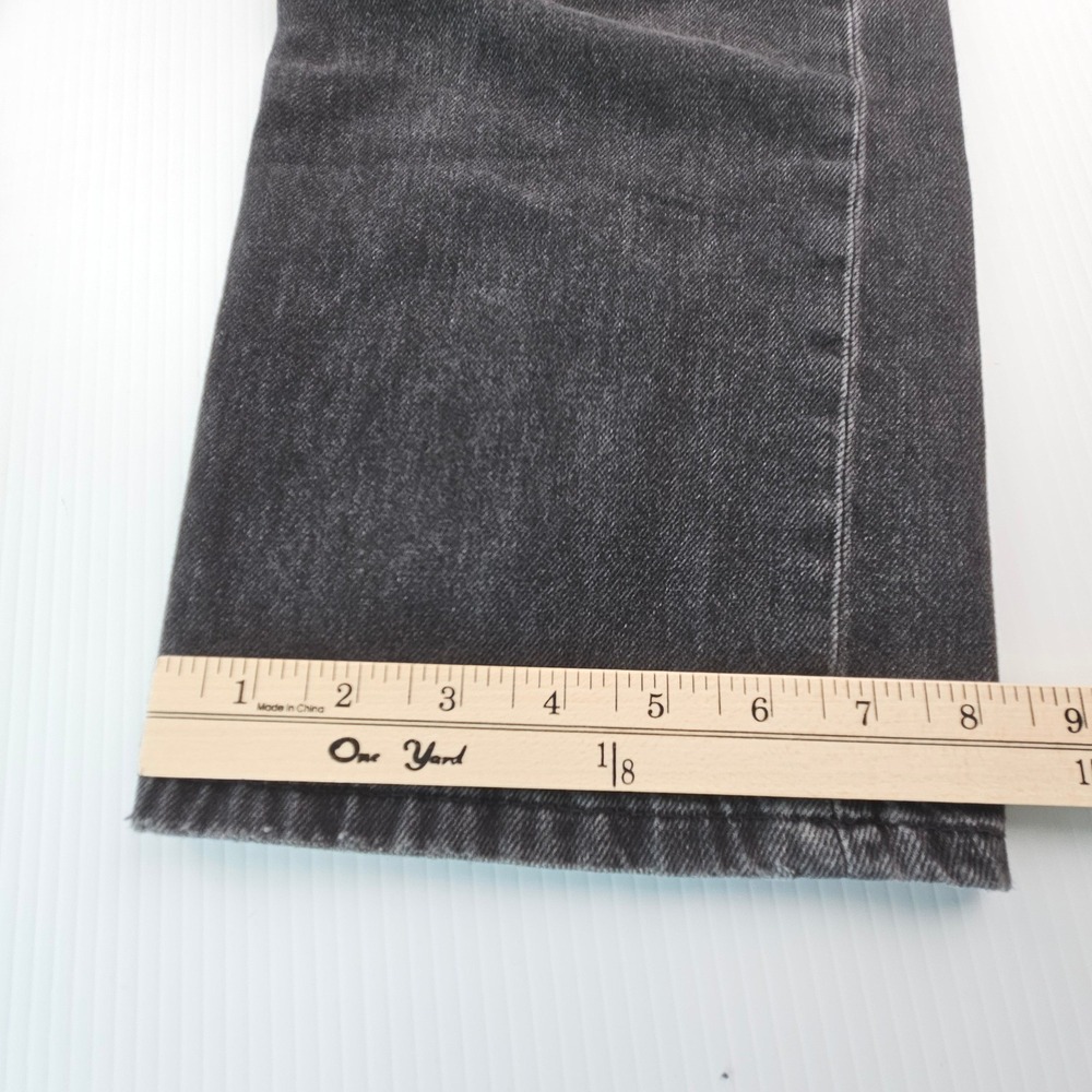 Aeropostale 90s Baggy Distressed Jeans Washed Black Grunge Skater Streetwear 8 - Picture 2 of 10